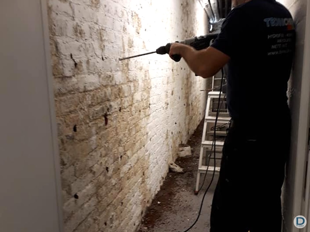 Préparation injection humidité