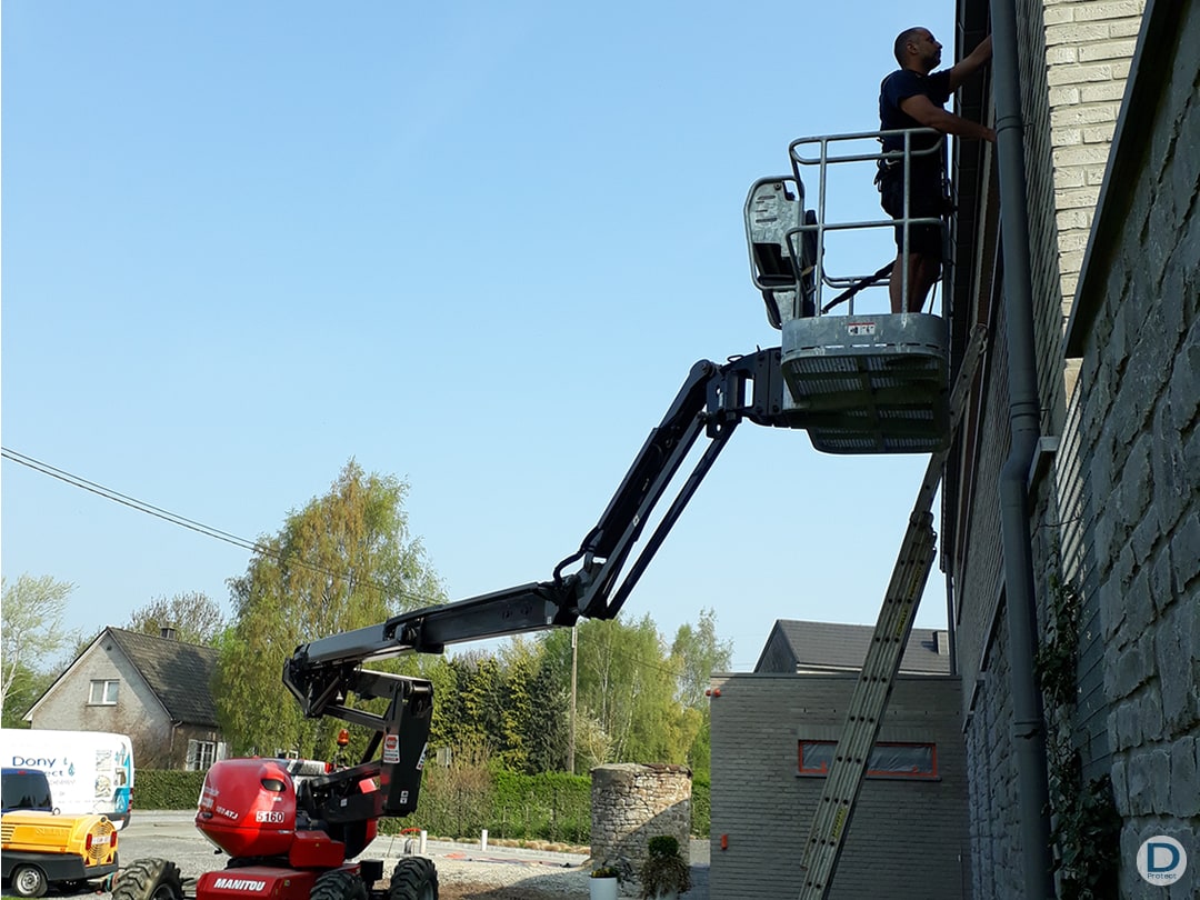 Application hydrofuge façade